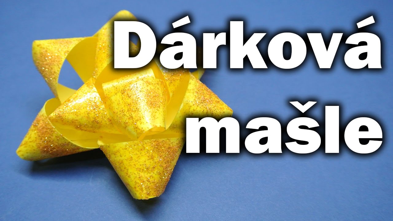 Dárková mašle na dozdobení dárků / Tipy jak zabalit/dozdobit dárek