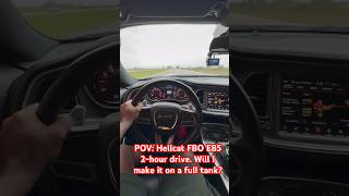 POV: Hellcat FBO E85 2-hour drive. Will I make it on a full tank?#hellcat #srt #mopar #dodge