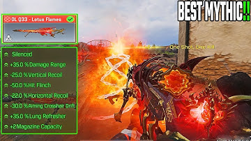 Mythic DLQ 33 Lotus Flames Gunsmith!! This DLQ 33 Gunsmith Taking Over Cod Mobile