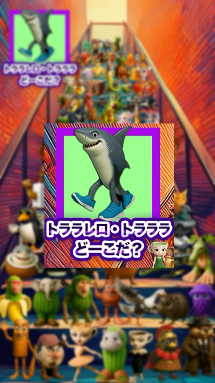 トララレロ•トラララどーこだ？ #tralalerotralala #トララレロト