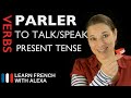 Parler (to talk) in 5 Main French Tenses - YouTube