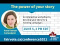 The Power of Your Story, with organizer Anna Keenan
