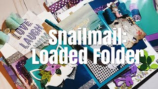 💌Snail mail Project: Stacked Folder💌