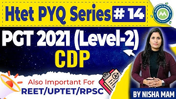 Htet Previous Year Series Class-13 CDP 2021 level 2 solution By NIsha Sharma Achievers Academy