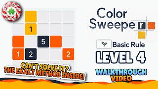 Color Sweeper - Level 4 Basic Rule - Walkthrough