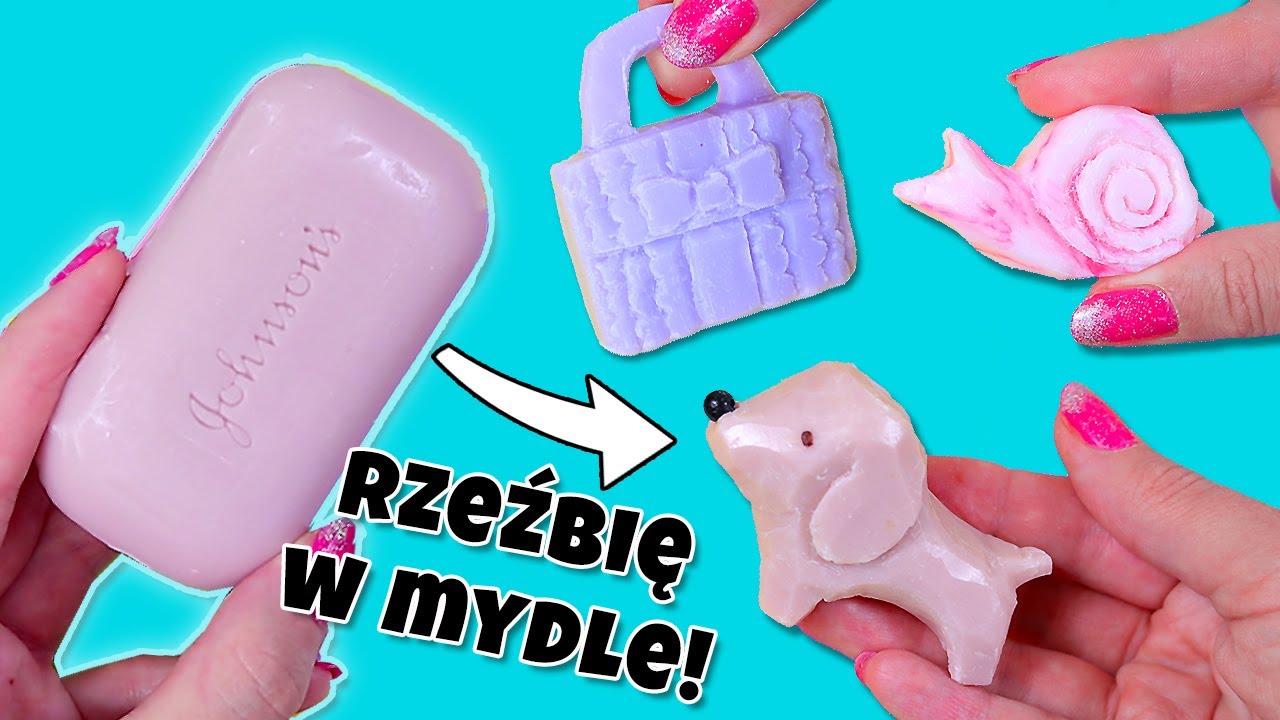 RZEŹBIĘ W MYDLE! Pomysły na mydła - sposób na relaks asmr - YouTube