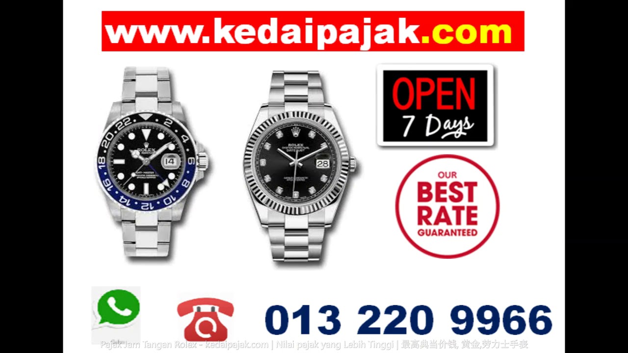 Pajak Rolex | Pajak Jam Rolex Dengan 