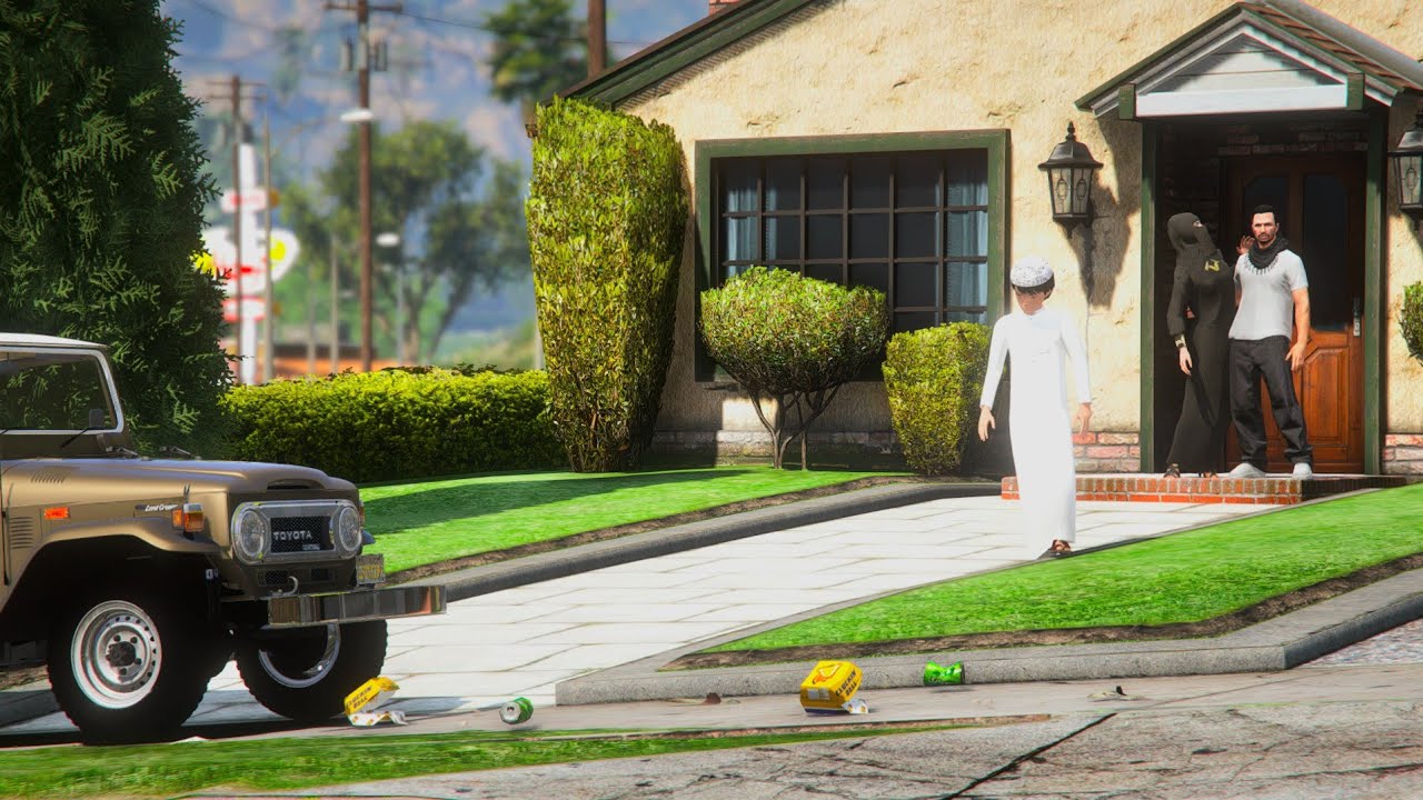 طرد اخوه الصغير لكي يرضي زوجتة ولكن النهاية كانت غير متوقعة | GTA V | فلم قارند - 5
