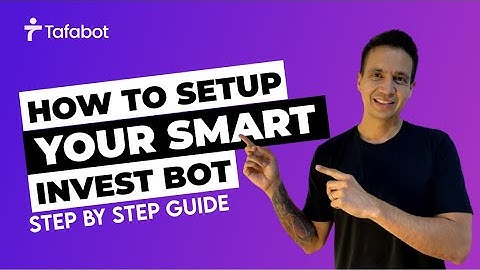 Tafabot(#1 trading bot) How to Setup Smart Invest Bot
