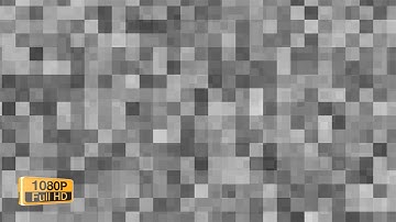 Mosaic Pixels Black White | Stock Videos For Editing Free | No Copyright Videos For Youtube Download