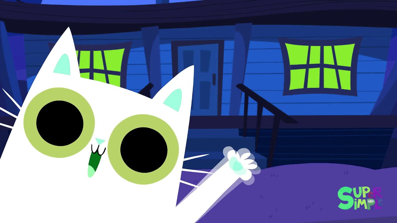 Super Simple Songs Scary Cat Peekaboo Intro Logo Sponsored By Klasky Csupo 2001 Effects