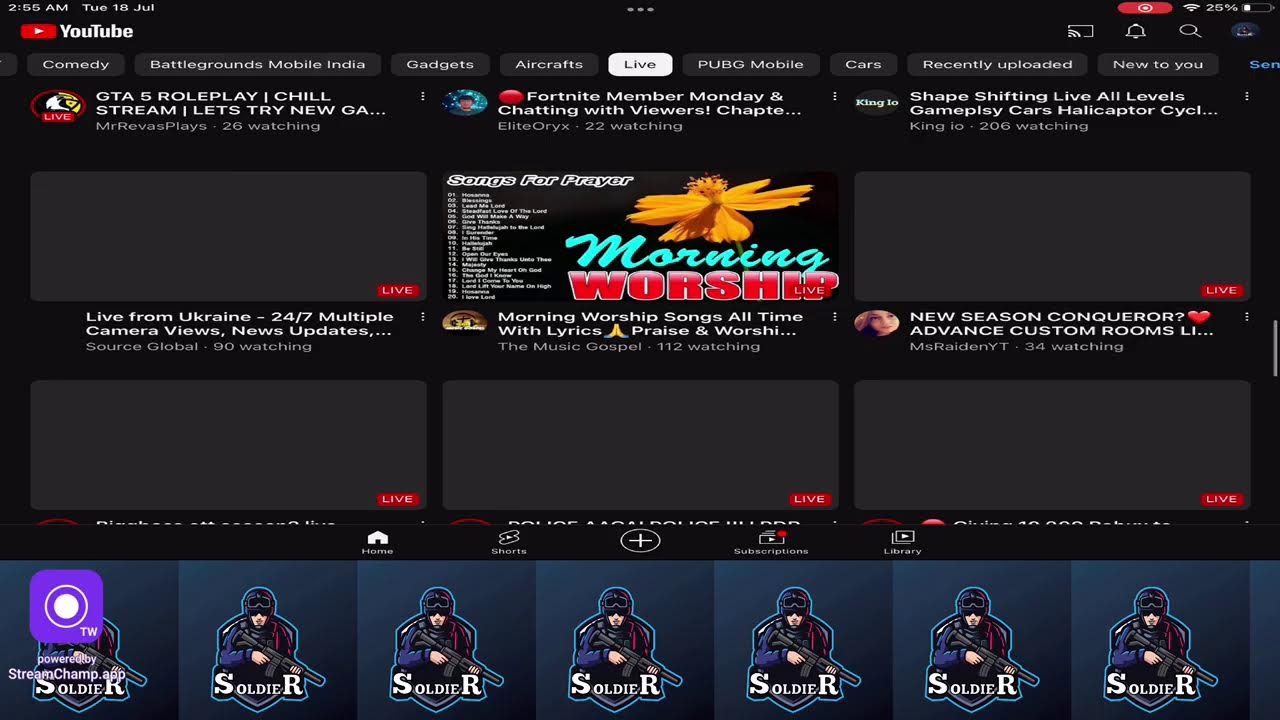 Broadcast powered by StreamChampLive