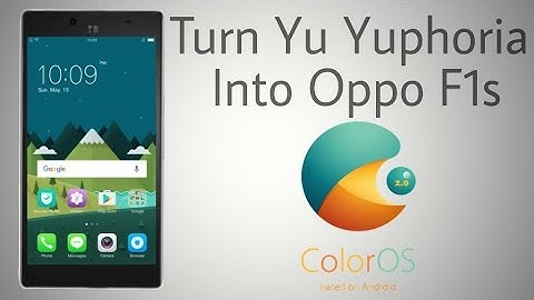 Oppo Colour OS 2.1 on Yu Yuphoria