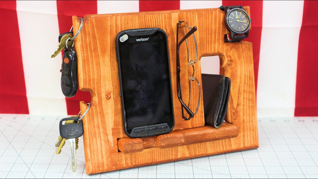 Bedside Wooden Docking Station