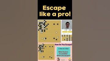 Escape like a pro  #awesomebaduk #onlinego #go #goshorts #asiangames #golecture #boardgame