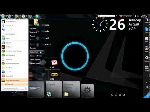 My first video:(How To) How to change your desktop style using rainmeter