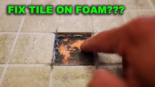 How To Fix Chipped, Cracked, or Bad Tiles on Schluter Foam Pan