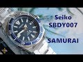 Обзор Seiko SBDY007 Prospex Samurai / Синие дайверы / Модель 2018 года