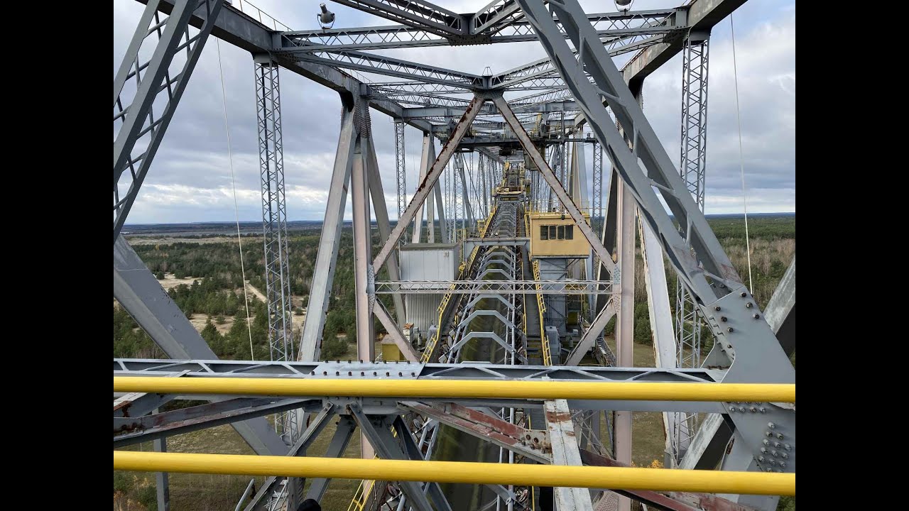 Besuch des Besucherbergwerks F60 in Lichterfeld/ Niederlausitz