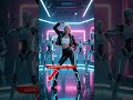 Neon Nights: A Girl and Her Robot Dance Squad #electronicmusic #music #edm #aimusicvideo