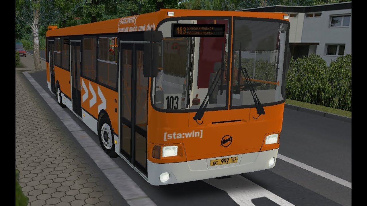 OMSI 2. Map Winsenburg, Route 103, LiAZ 5293