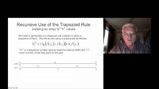 OIT Math 451 session 5.1b-1: The Recursive Trapezoidal Algorithm - part 1