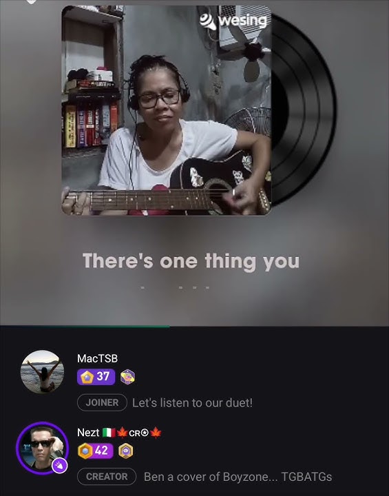 BEN DUET COVER WITH A FRIEND