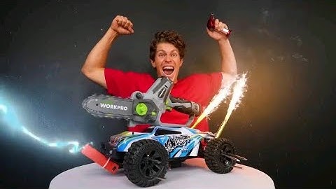 Build the Deadliest Toy Car to Win \$1000 |BEN AZELART vs CAM HUFF 