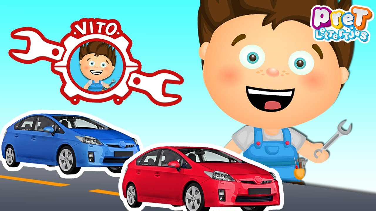 Kleuren Leren Nederlands met Auto's Nederlandse Kinderfilmpjes