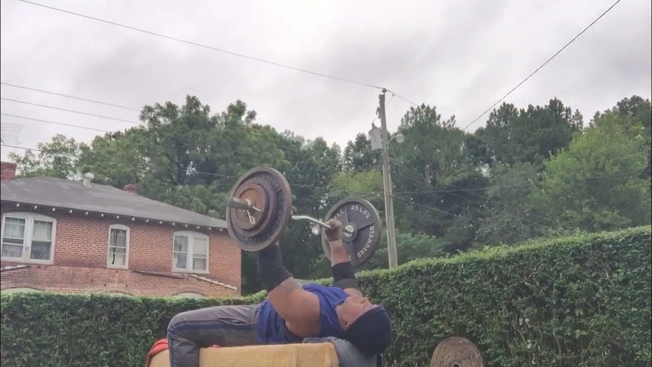 185 LB PULLOVER EZ CURL BAR BENCH PRESS & CHEAT CURLS YouTube