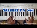 How to Play Stand By Me - Easy Piano Tutorial - Bass and Chords