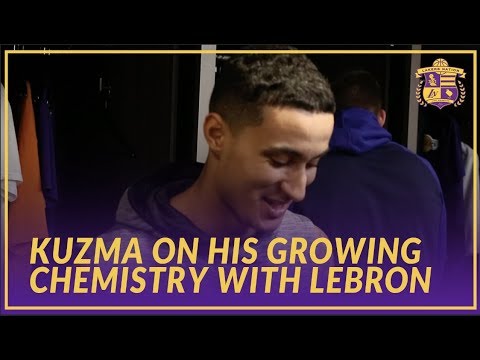 Lakers Post Game: Kyle Kuzma Talks About His Improving Chemistry With LeBron