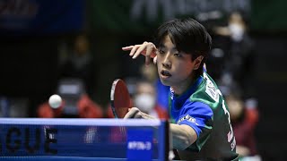 篠塚大登 スーパープレー&ヒーローインタビュー 木下マイスター東京 vs 金沢ポート ノジマTリーグ2023-2024 2023年11月12日 大和スポーツセンター【卓球Tリーグ公式】