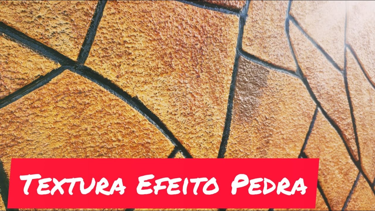 TEXTURA COM ARGAMASSA NO EFEITO PEDRA