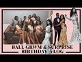 BALL PARTY GRWM & SURPRISE BIRTHDAY PYJAMA PARTY VLOG