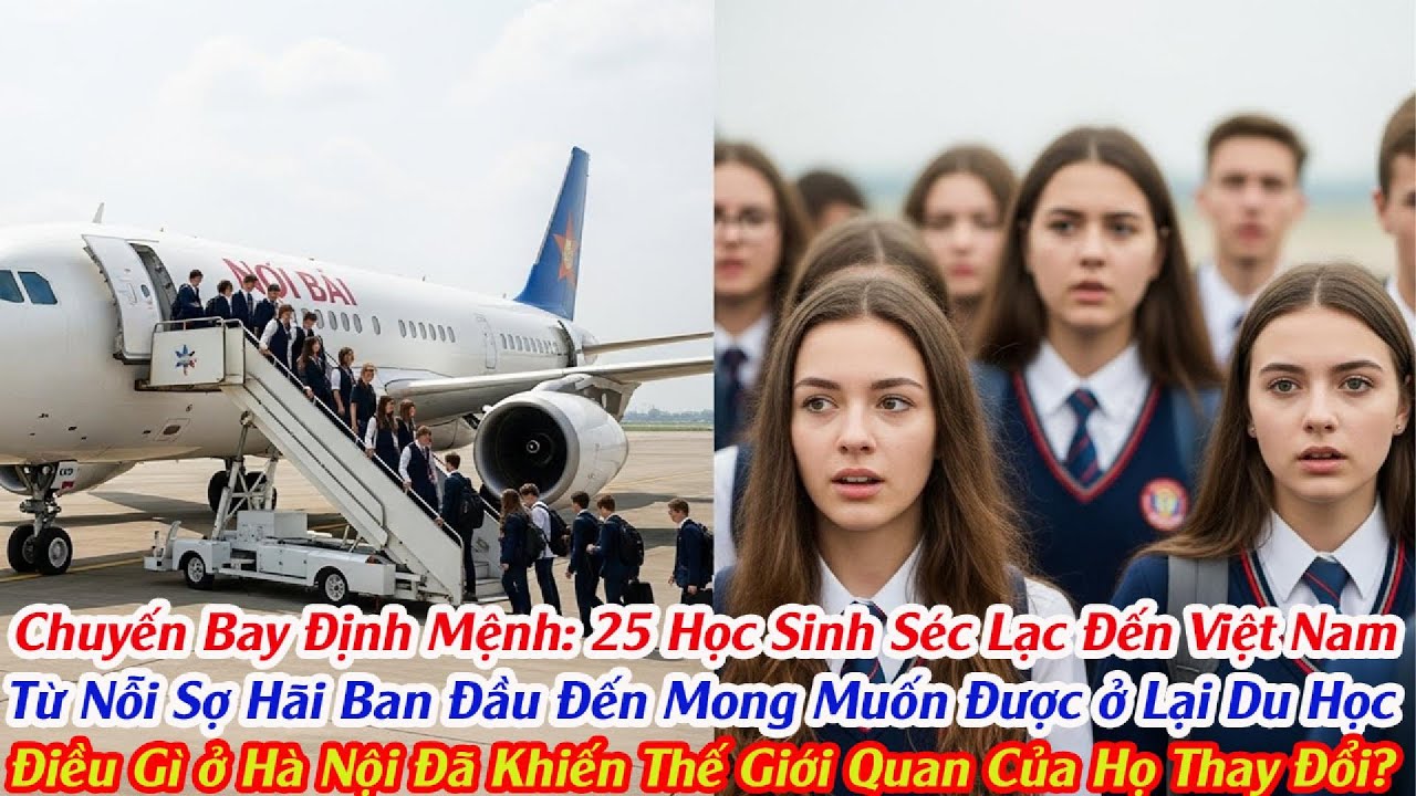 Hạ Cánh Khẩn Cấp Do Bão Tại Hà Nội: Sân Bay Nội Bài Làm Thay Đổi Thế Giới Quan Của Học Sinh Séc