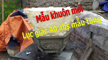 khuôn đúc chậu lục giác 40 abs | Khuôn Tổng Hợp