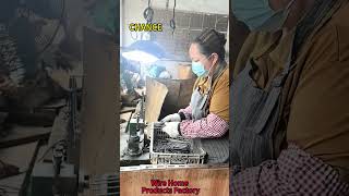 Production of making the wire spice rack , cutting wire for bottom frame of spice rack #chance