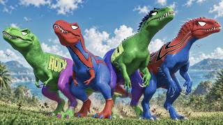 2 TRex and 2 Indominus Rex Escaped During a Super Dinosaur Hunt JWE2