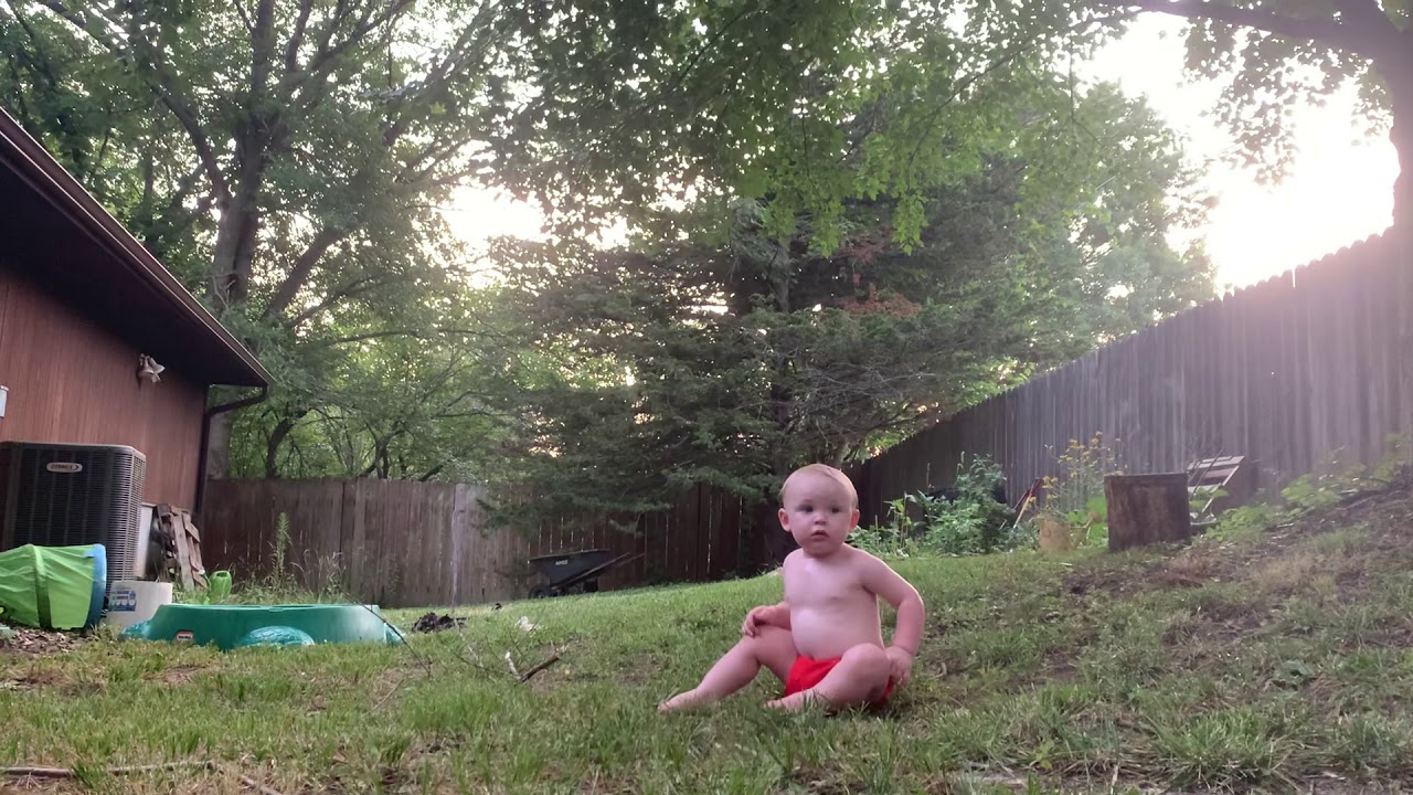 Backyard fun - YouTube