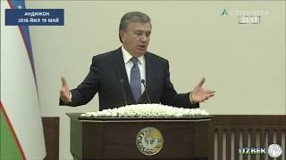 ШАВКАТ МИРЗИЁЕВНИНГ АНДИЖОНДА СЎЗЛАГАН ТЎЛИҚ НУТҚИ ВА АНДИЖОНДА ТАШРИФНИНГ 2-КУНИ