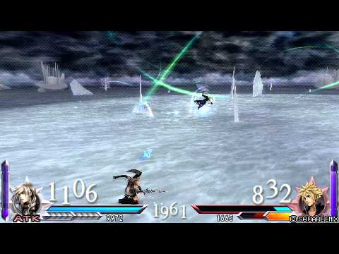 DISSIDIA FINAL FANTASY 012 Lightning vs. Cloud 2 (vs. player)