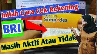 Cara cek rekening BRI masih aktif Atau Tidak || 100% Work