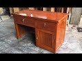 Como hacer un escritorio para computadora hecho de madera - Tecnología de carpintería