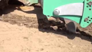 Plowman Omni-Lift subsoiler at work