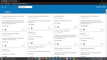 Using Scheduled Reports in OpenPoint Web