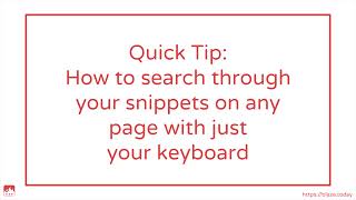 Please see updated video (link in description) - The Keyboard Shortcut