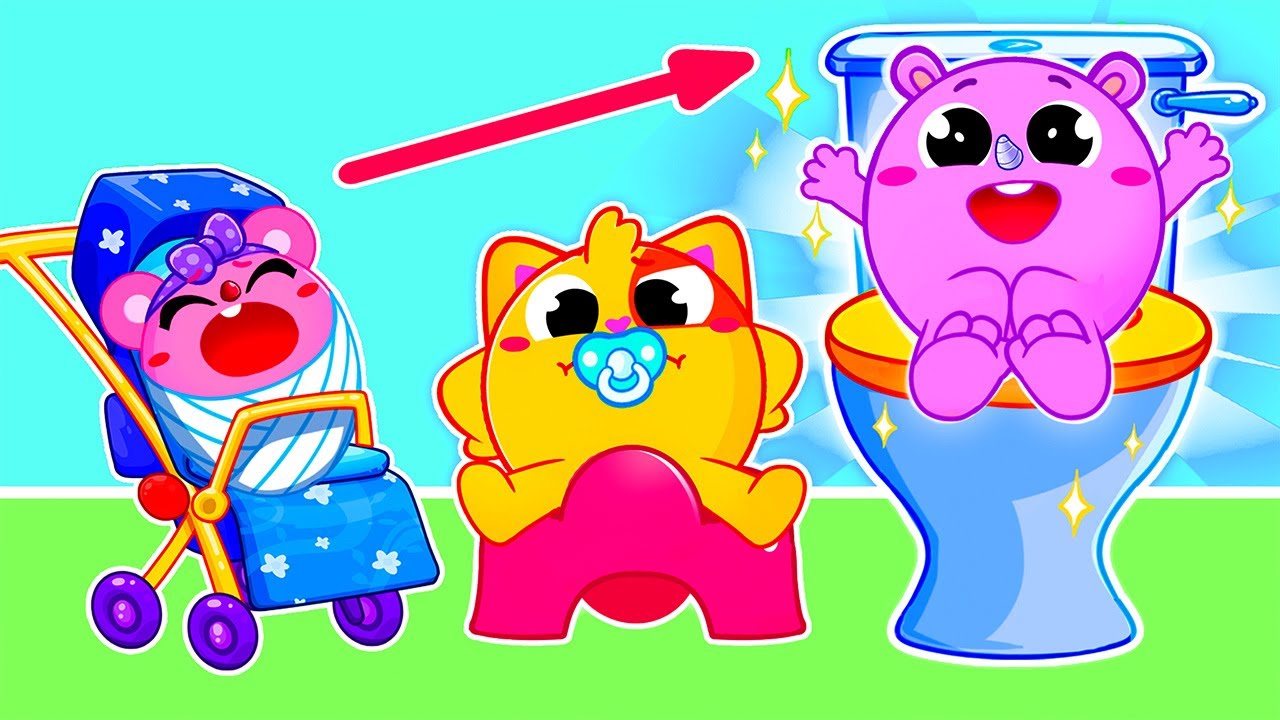 Potty Training for Kids😸🚽 New Sibling Song👶🏻🍼 Nursery Rhymes by Toonaland