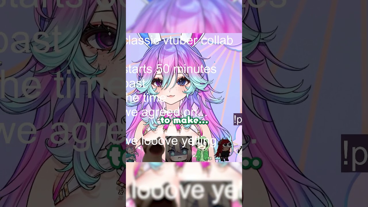 Классическое сотрудничество с VTuber-блогерами