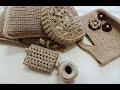 Все мои джутовые изделия//Вяжем из джута крючком и спицами//All my jute products//We knit from jute